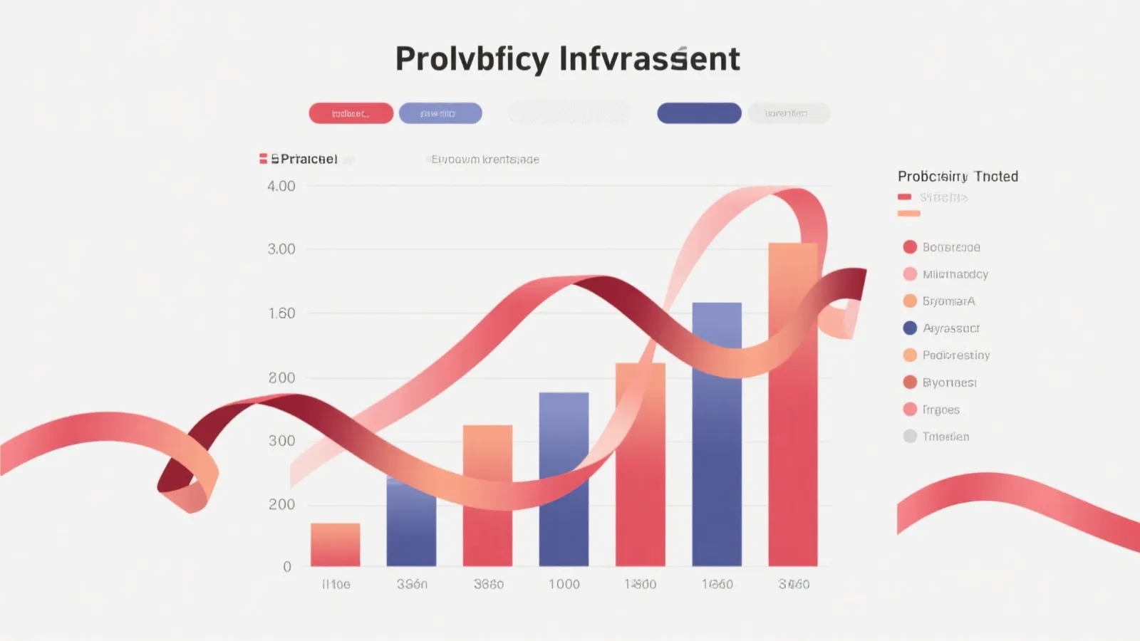 区间概率与趋势带示意